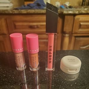 Jeffree star × Morphe lipstick/highlighter bundle